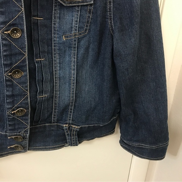 Democracy embellished denim jean jacket - Picture 7 of 14